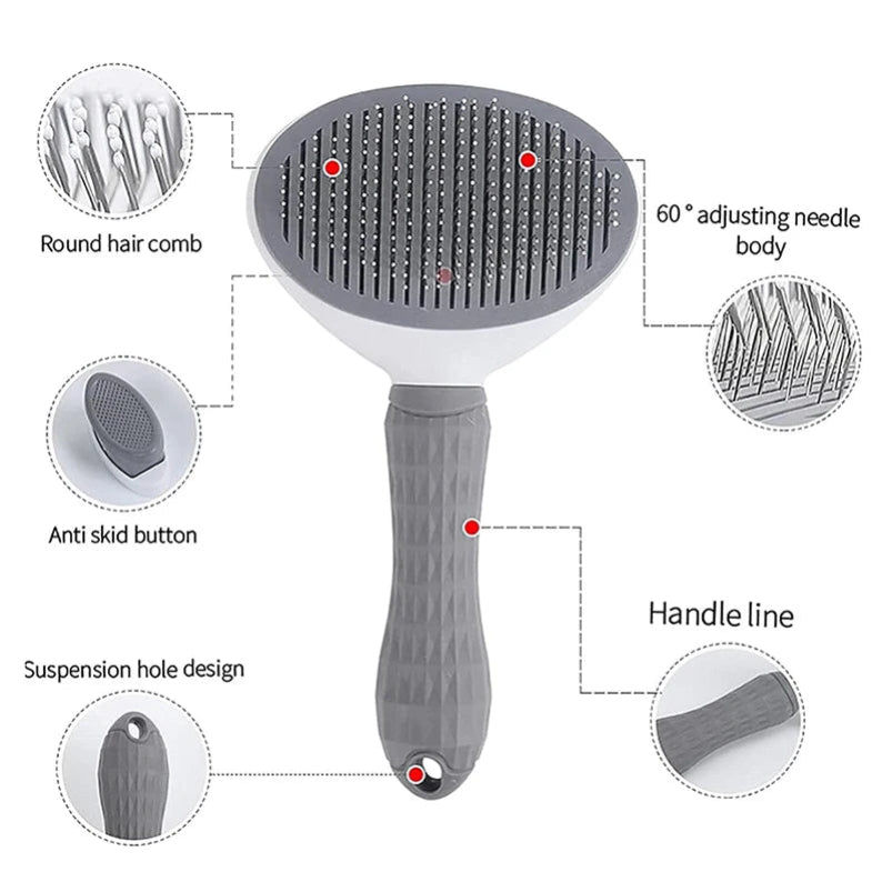 Pet for Dog Combing Special Comb Long-Haired Dog to Remove Floating Hair Needle Comb Pet Dog Combing Brush Pet Supplies