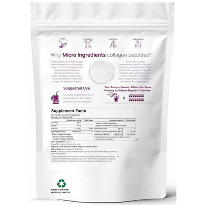 Collagen Peptides Powder Dietary Supplement